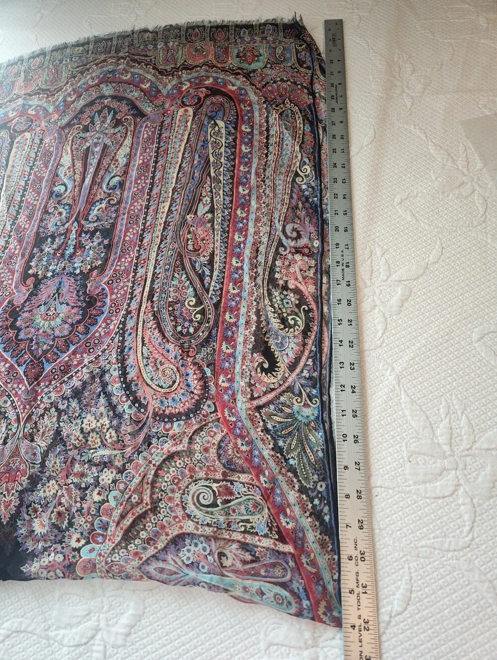 Etro Multicolor Paisley Open-Front Shawl